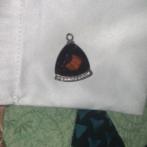 Chocolate topaz pendant